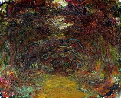 El camino de las rosas, 1920-22 de Claude Monet
